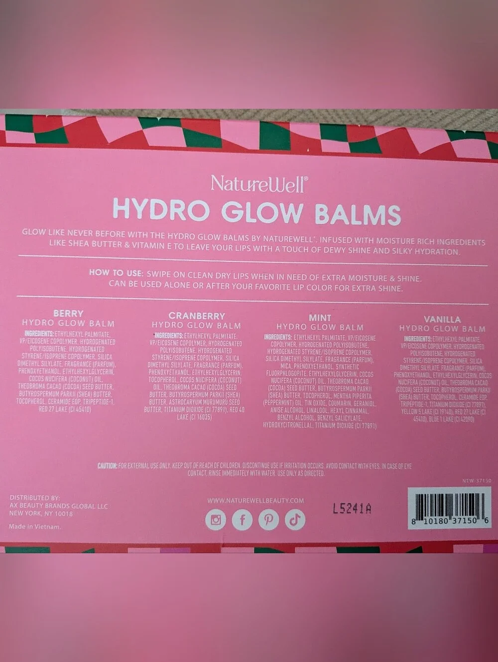 Nature Well Hydro Glow Balms - 4-Pack